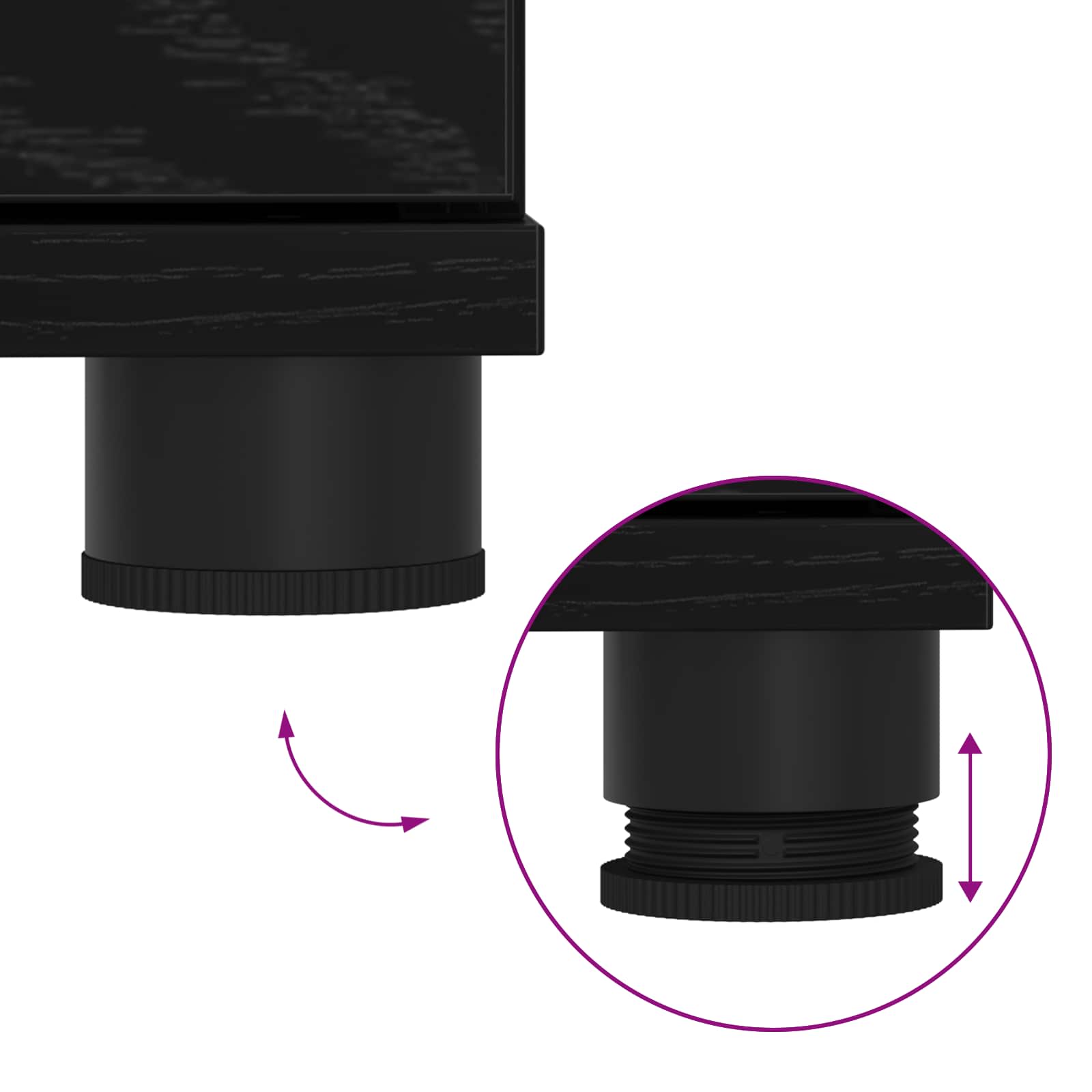 Panca per ingresso con cuscino Rovere Nero 80 x 38 x 46 cm 891457