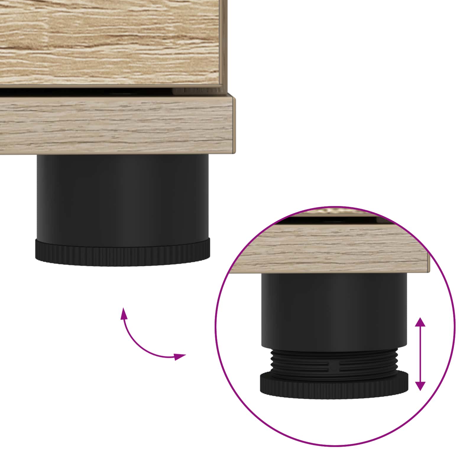 Panca per ingresso con cuscino Rovere Sonoma 80 x 38 x 46 cm 891458