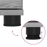 Panca per ingresso con cuscino Grigio Sonoma 80 x 38 x 46 cm 891461