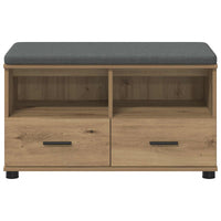 Panca per ingresso Rovere artigianale 80 x 38 x 46 cm 891463