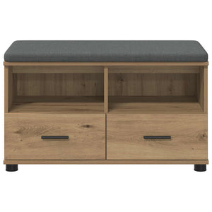 Panca per ingresso Rovere artigianale 80 x 38 x 46 cm 891463