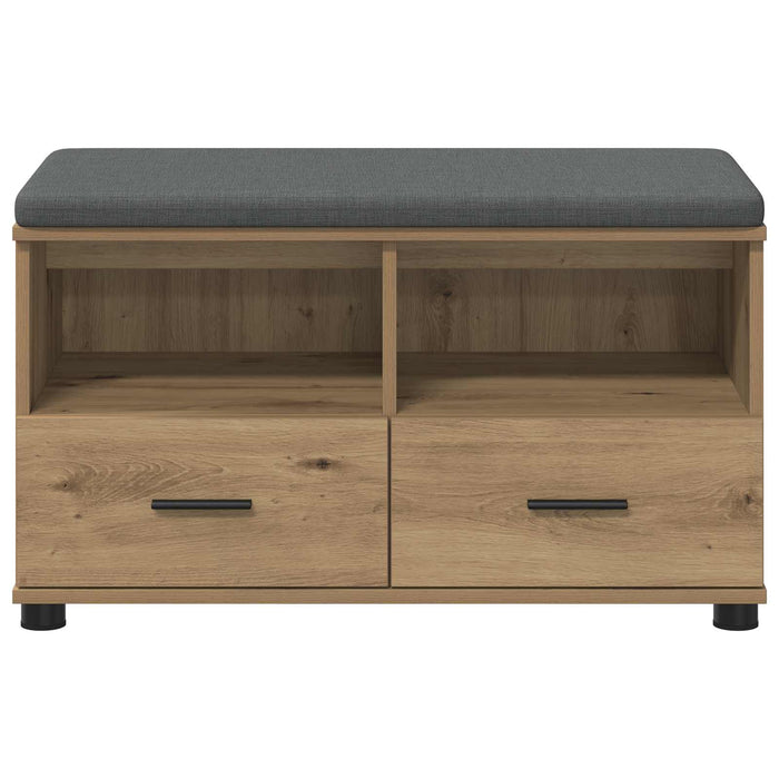 Panca per ingresso Rovere artigianale 80 x 38 x 46 cm 891463