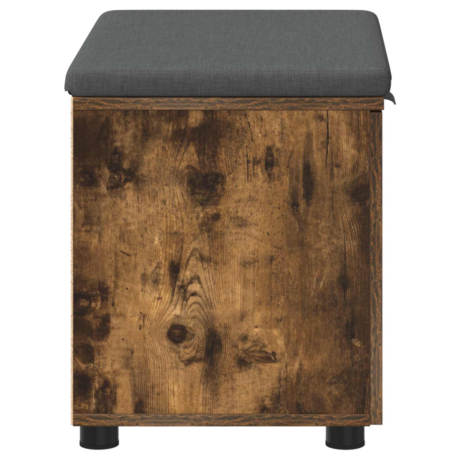 Panca per ingresso con cuscino Rovere fumé 60 x 38 x 46 cm 891476