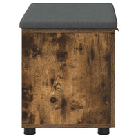 Panca per ingresso con cuscino Rovere fumé 60 x 38 x 46 cm 891476