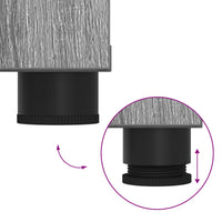 Panca per ingresso con cuscino Grigio Sonoma 60 x 38 x 46 cm 891477