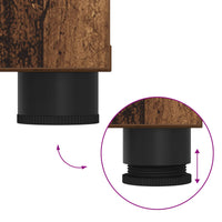 Panca per ingresso con cuscino Legno vecchio 60 x 38 x 46 cm 891478