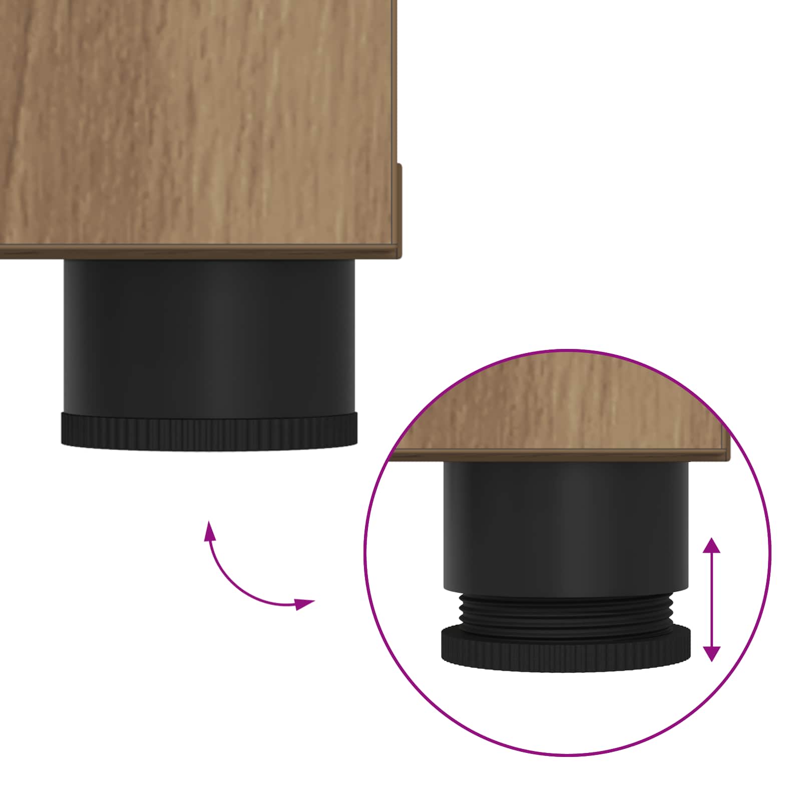 Panca per ingresso con porta Rovere artigianale 60 x 38 x 46 cm 891479