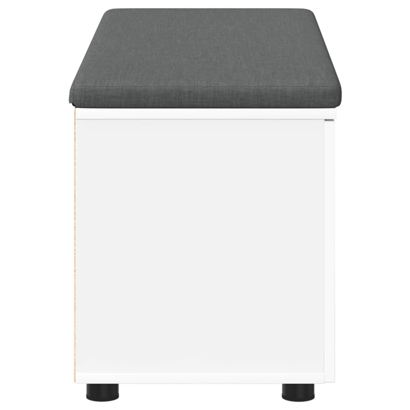 Panca per ingresso con cuscino Bianco 100 x 38 x 46 cm 891488