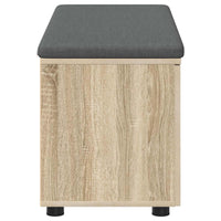 Panca per ingresso con cuscino Rovere Sonoma 100 x 38 x 46 cm 891490