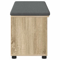 Panca per ingresso con cuscino Rovere Sonoma 100 x 38 x 46 cm 891514