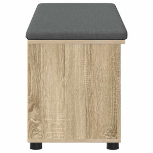 Panca per ingresso con cuscino Rovere Sonoma 100 x 38 x 46 cm 891514