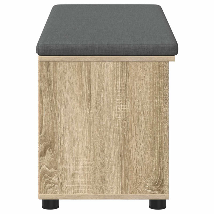 Panca per ingresso con cuscino Rovere Sonoma 100 x 38 x 46 cm 891514
