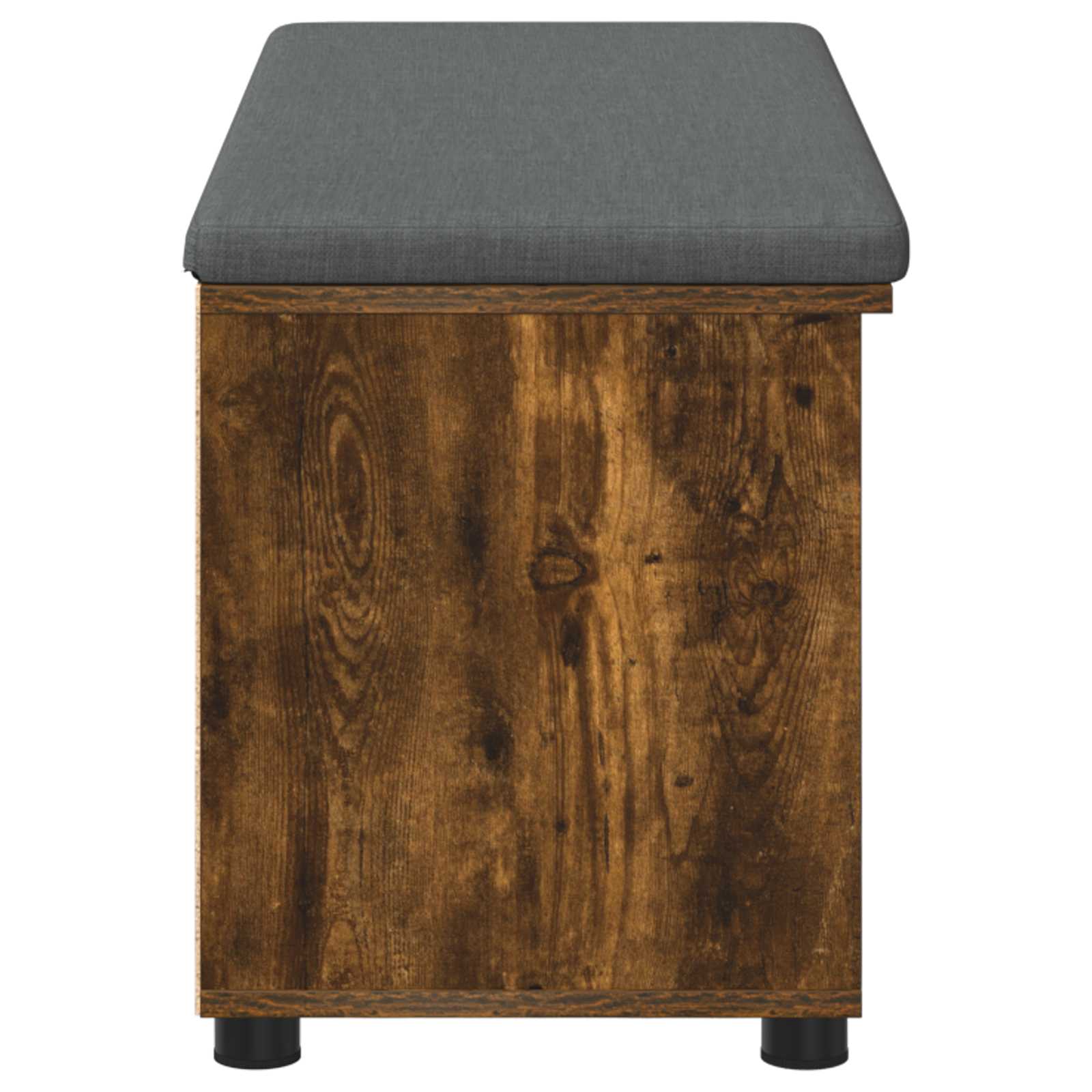 Panca per ingresso con cuscino Rovere fumé 100 x 38 x 46 cm 891516