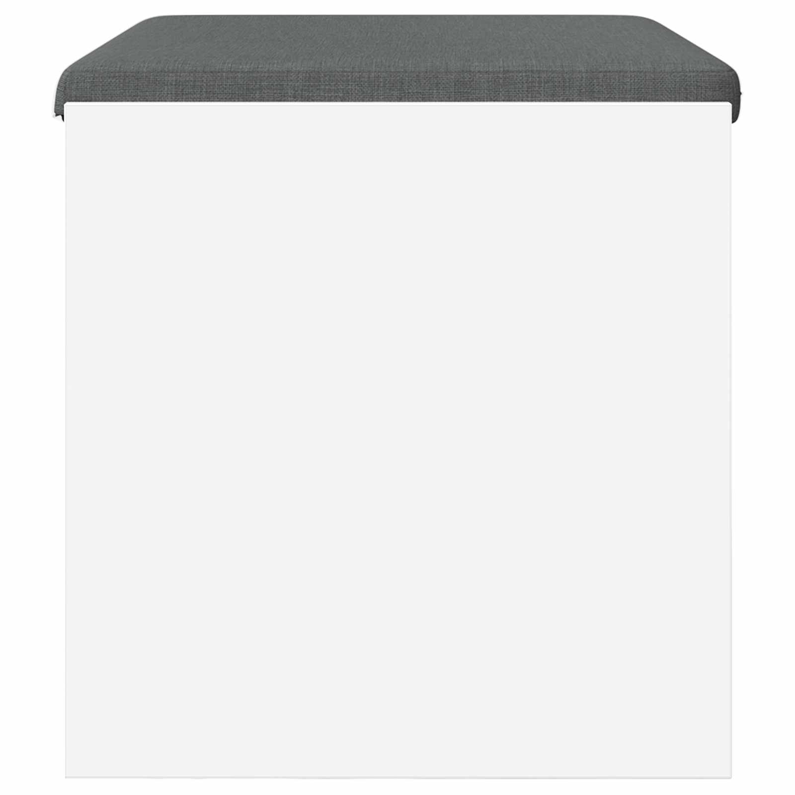 Panca per ingresso con cuscino Bianco 60 x 38 x 46 cm 891544