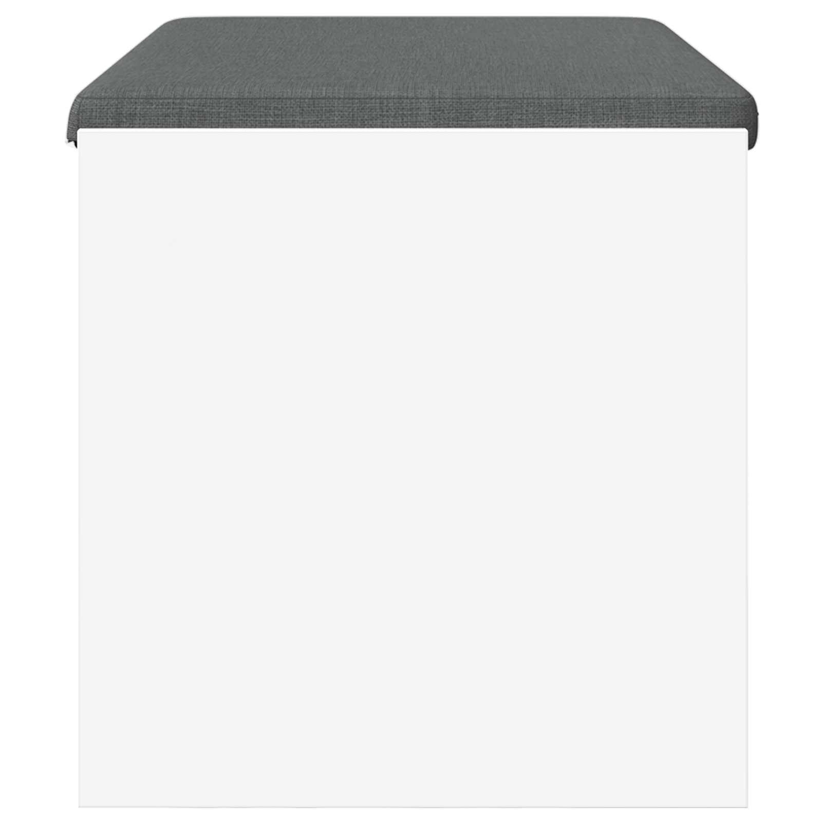 Panca per ingresso con cuscino Bianco 80 x 38 x 46 cm 891552