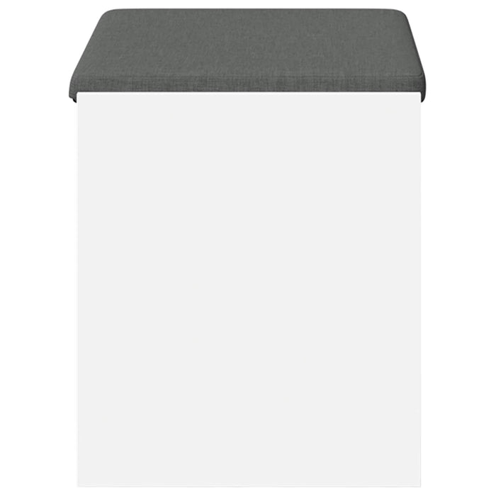 Panca per ingresso con cuscino Bianco 63 x 38 x 45 cm 891568