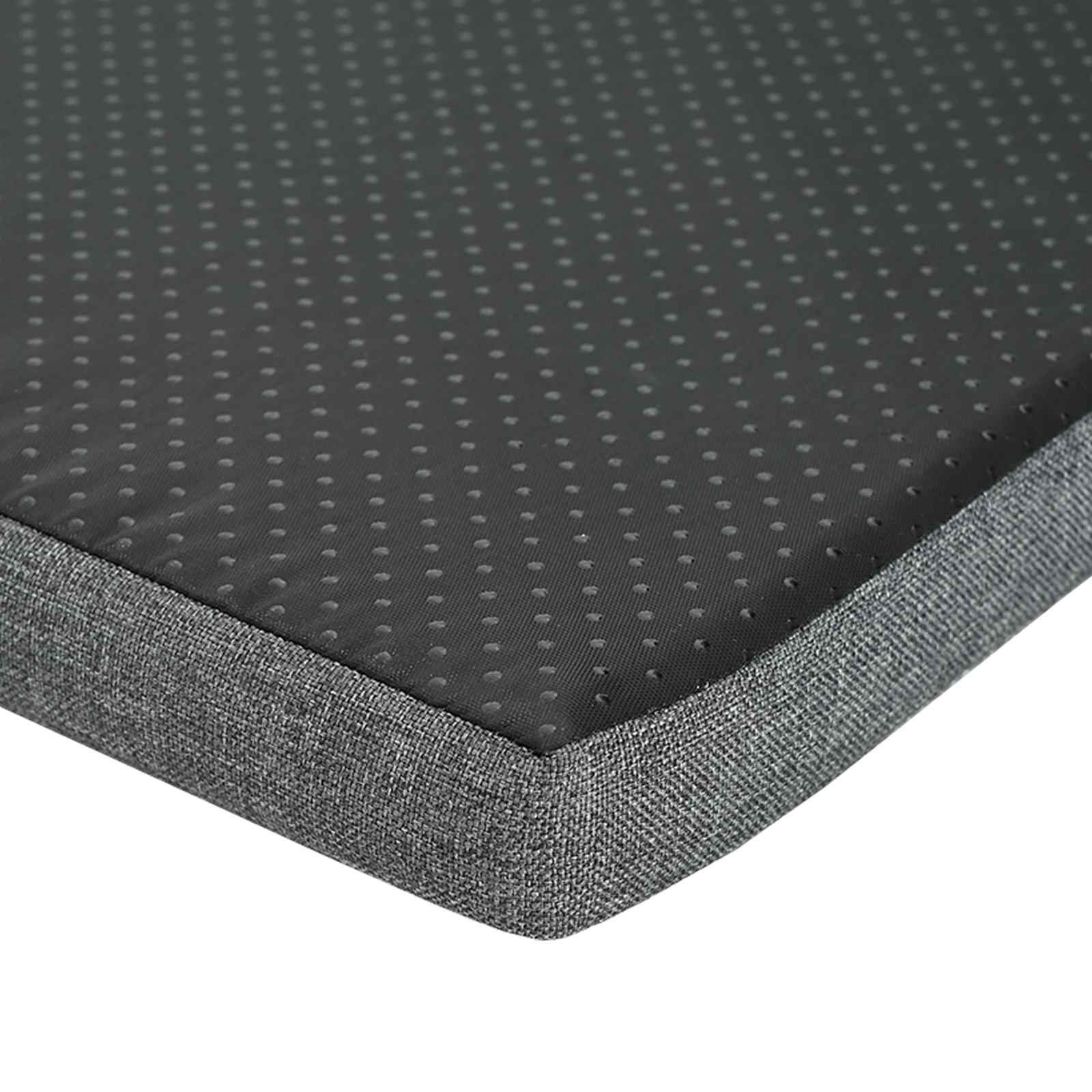 Panca per ingresso con cuscino Grigio Cemento 83 x 38 x 45 cm 891579