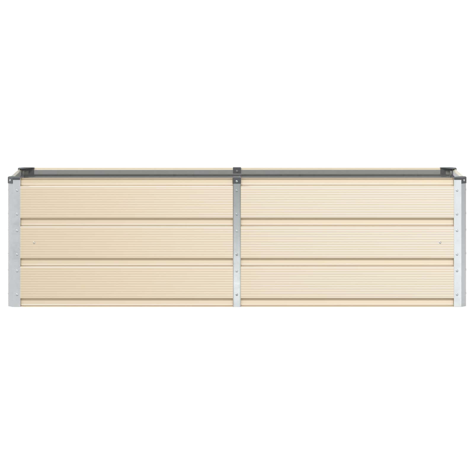 Fioriera Avorio 160 x 40 x 45 cm Acciaio 42018082