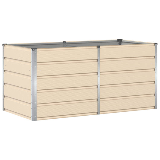 Fioriera Avorio 160 x 80 x 75 cm Acciaio 42018089