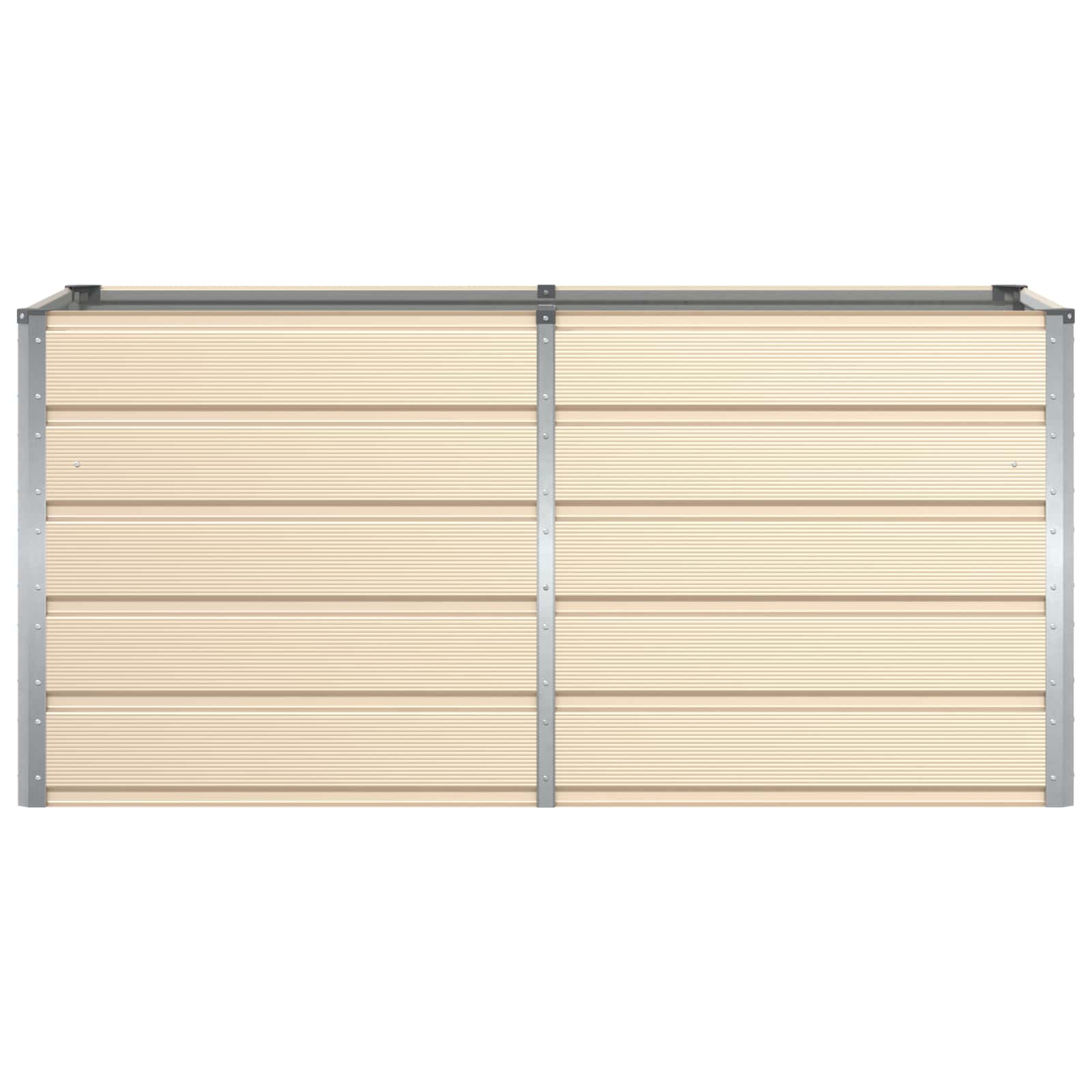 Fioriera Avorio 160 x 80 x 75 cm Acciaio 42018089