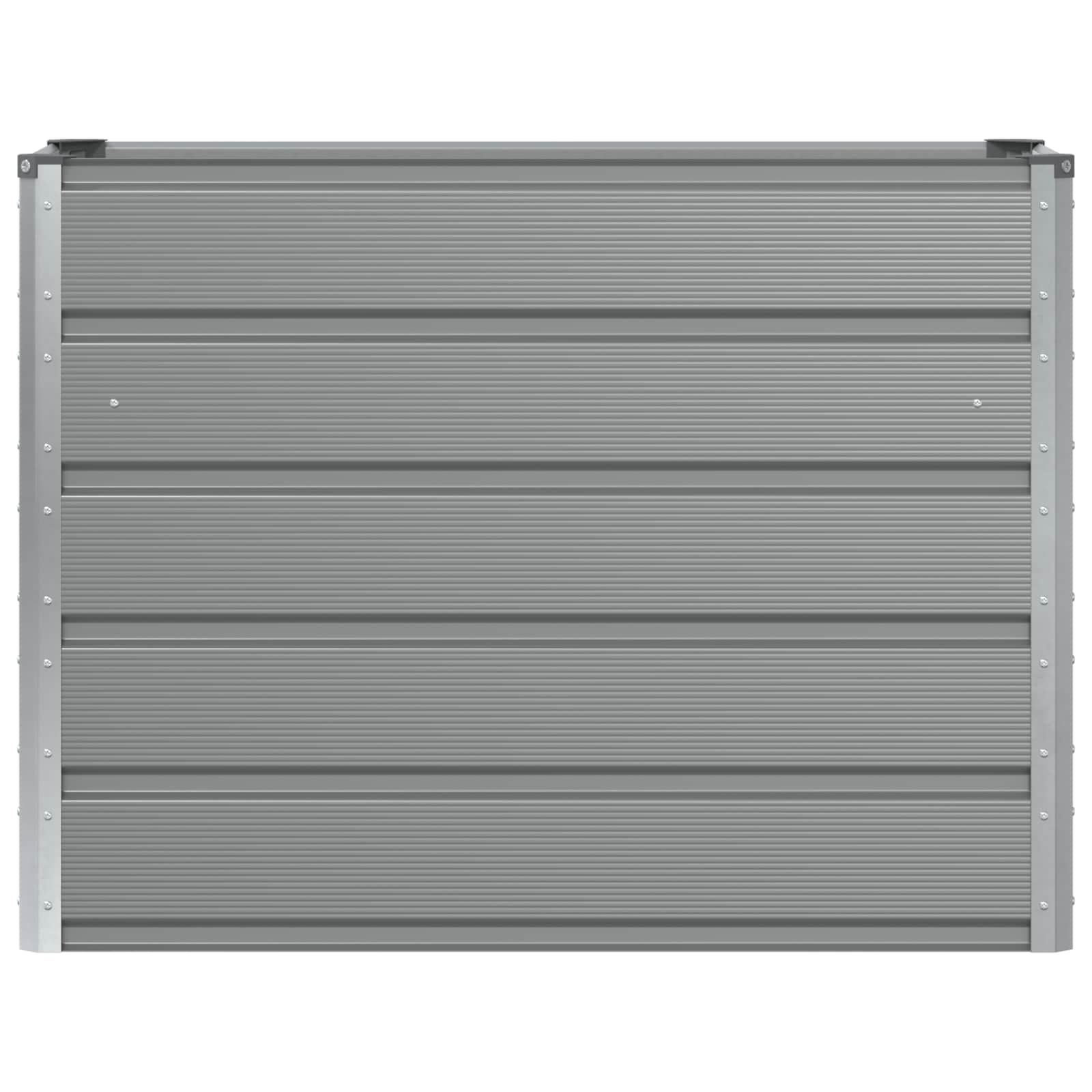 Fioriera Grigio chiaro 100 x 40 x 75 cm Acciaio 42018133