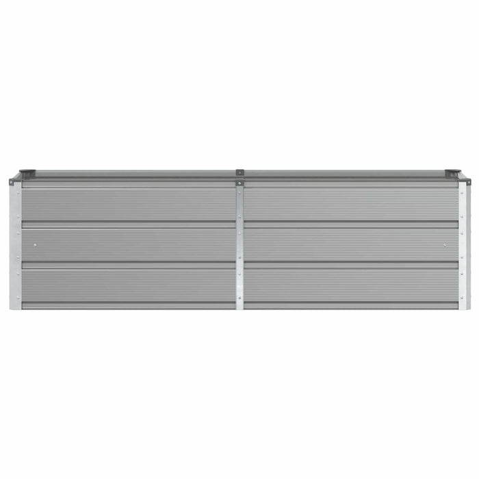 Fioriera Grigio chiaro 160 x 40 x 45 cm Acciaio 42018134