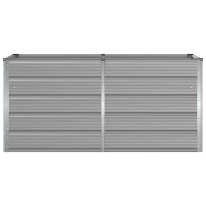 Fioriera Grigio chiaro 160 x 80 x 75 cm Acciaio 42018141