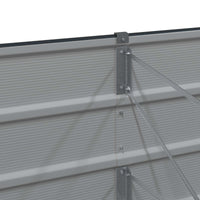 Fioriera-Vaso-Contenitore per Piante Antracite 160 x 40 x 45 cm Acciaio