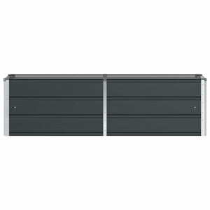 Fioriera Antracite 160 x 40 x 45 cm Acciaio 42018186