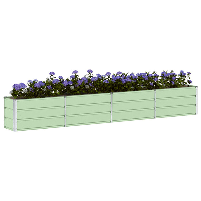 Fioriera Verde 320 x 40 x 45 cm Acciaio 42018242