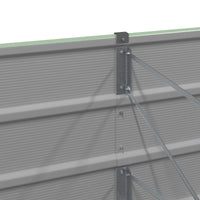 Fioriera-Vaso-Contenitore per Piante Verde 240 x 80 x 45 cm Acciaio