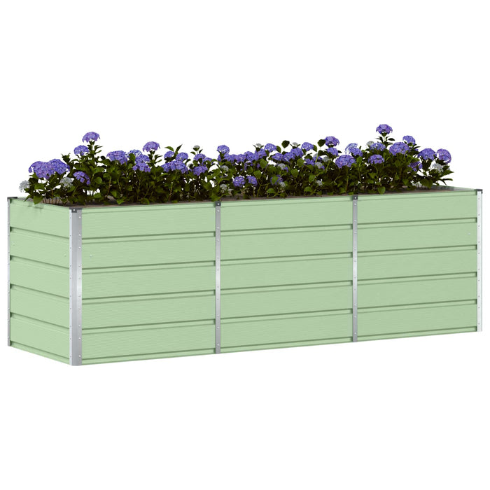 Fioriera Verde 240 x 80 x 75 cm Acciaio 42018247