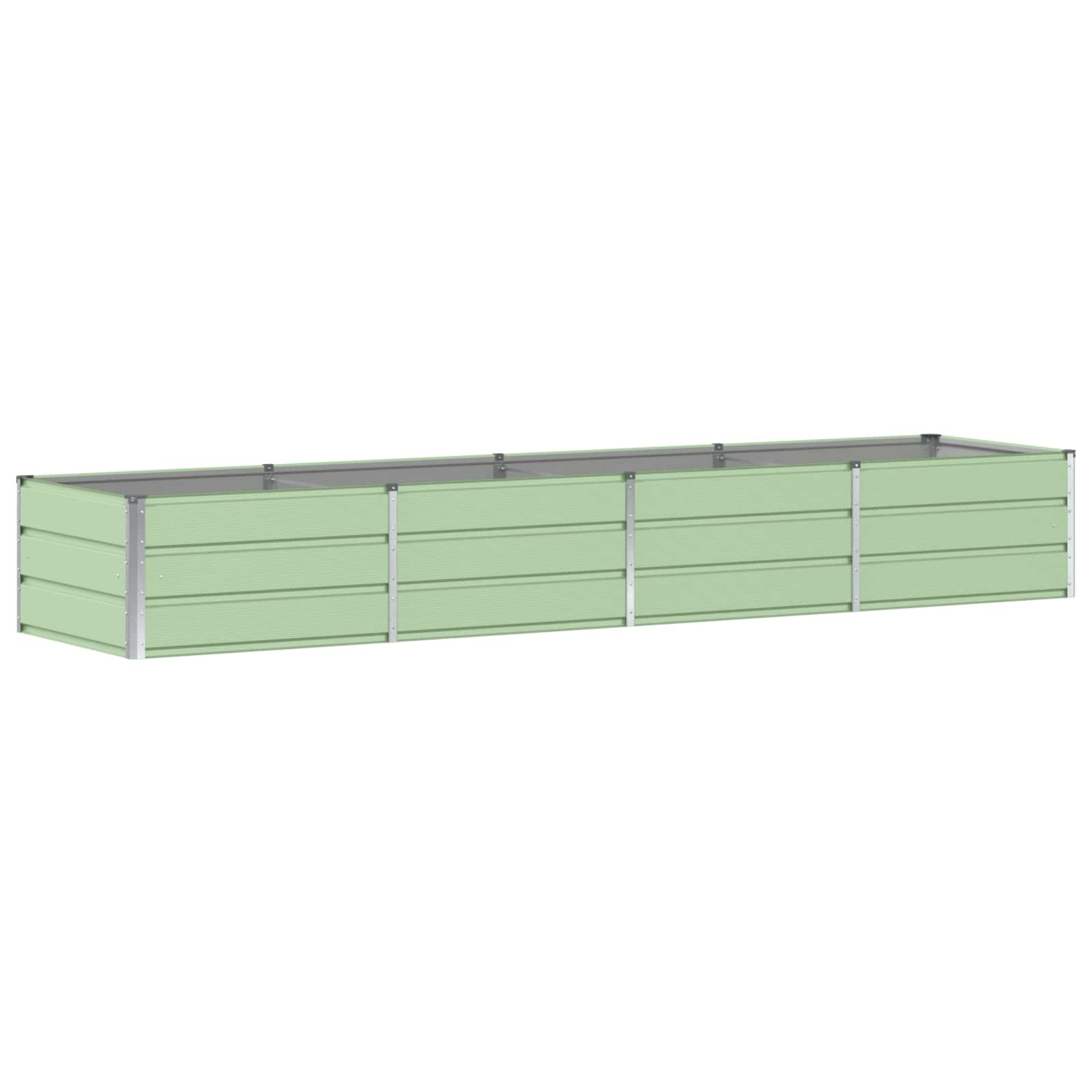 Fioriera Verde 320 x 80 x 45 cm Acciaio 42018248