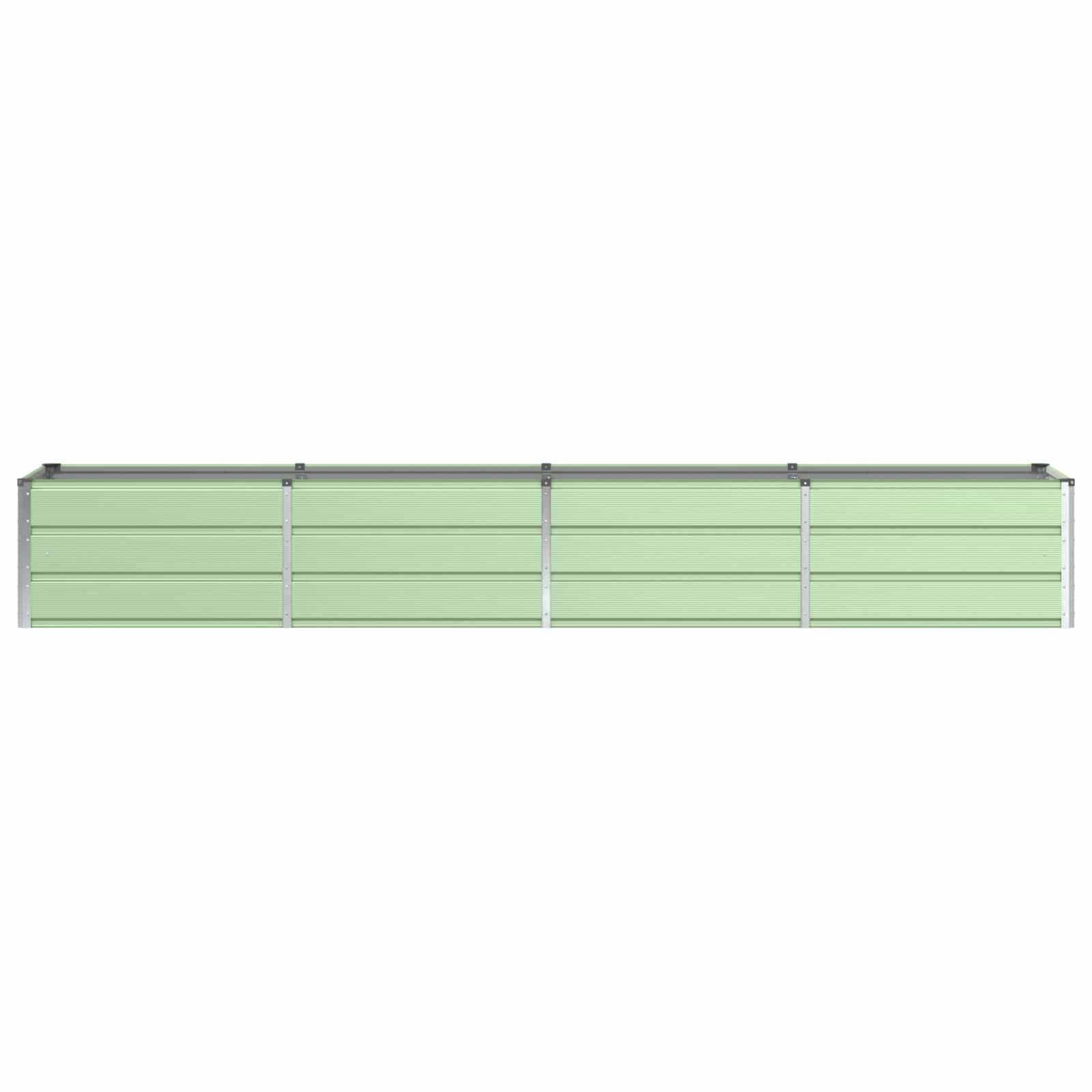 Fioriera Verde 320 x 80 x 45 cm Acciaio 42018248