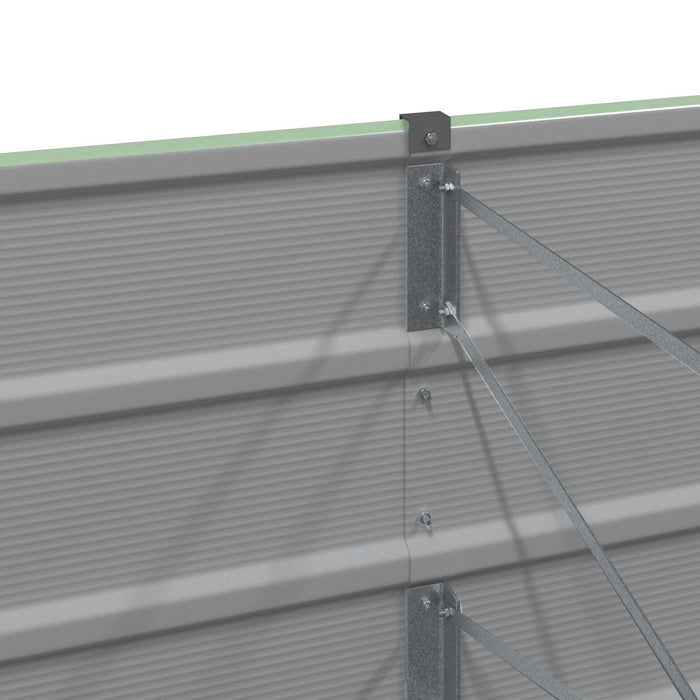 Fioriera Verde Pastello 480 x 50 x 45 cm Acciaio zincato 42018259