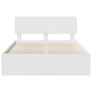 Struttura del letto Bianco 160 x 200 cm Pino massello 3412051