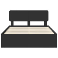 Struttura del letto Nero 160 x 200 cm Pino massello 3412052