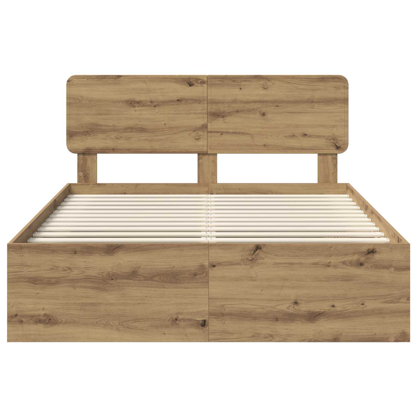 Struttura del letto Rovere Artigianale 135 x 190 cm 3412068