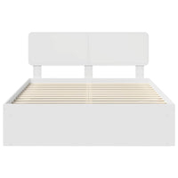 Struttura del letto Bianco 140 x 200 cm Pino massello 3412069