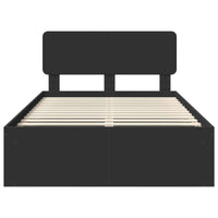 Struttura del letto Nero 120 x 200 cm Pino massello 3412097