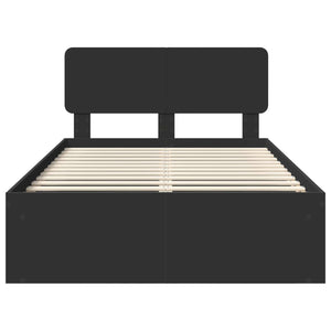 Struttura del letto Nero 120 x 200 cm Pino massello 3412097