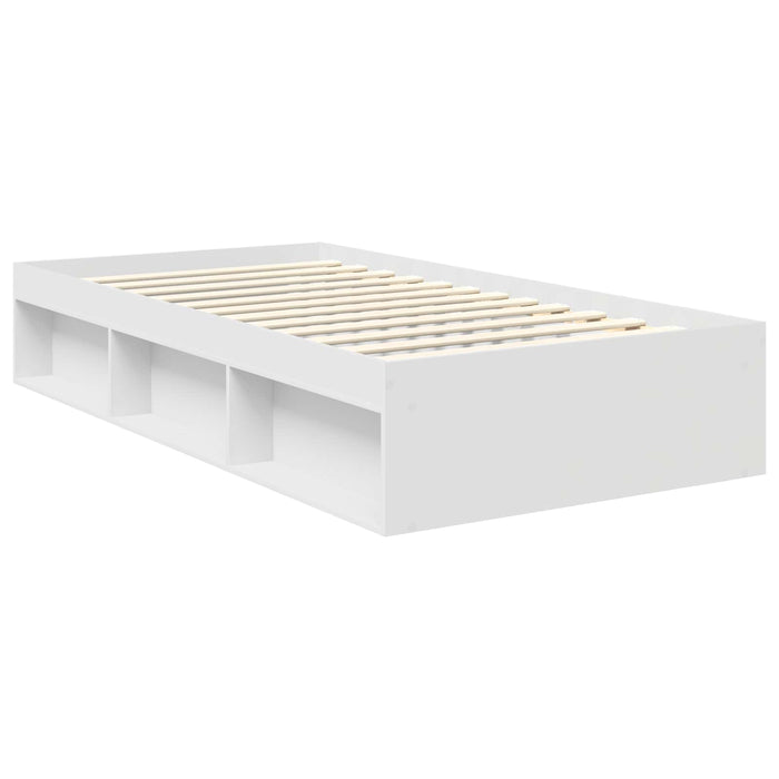 Struttura del letto Bianco 100 x 200 cm Pino massello 3412114