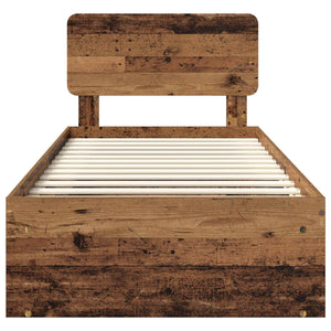 Struttura del letto Legno vecchio 90 x 190 cm Pino massello 3412139