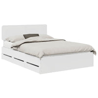 Struttura del letto Bianco 150 x 200 cm Legno Ingegnerizzato 3412171