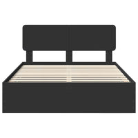 Struttura del letto Nero 150 x 200 cm Legno Ingegnerizzato 3412172