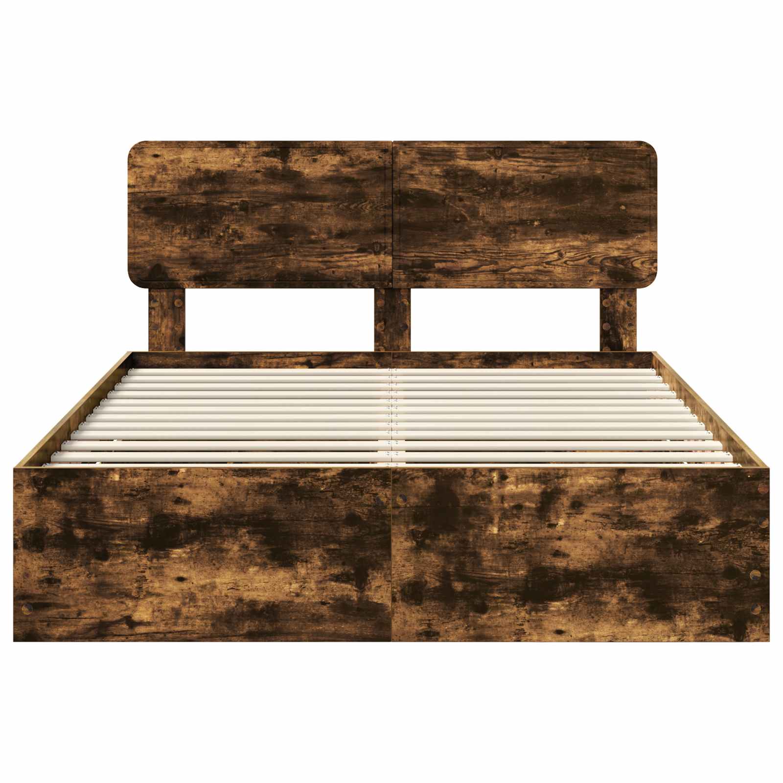 Struttura del letto con cassetto Rovere fumé 140 x 200 cm 3412189