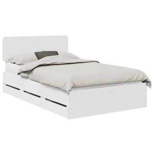 Struttura del letto Bianco 120 x 190 cm Legno Ingegnerizzato 3412199