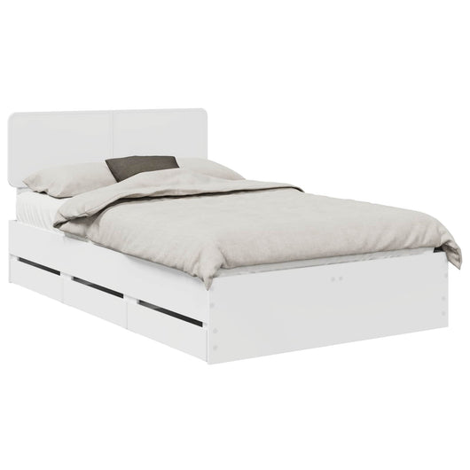 Struttura del letto Bianco 120 x 190 cm Legno Ingegnerizzato 3412199