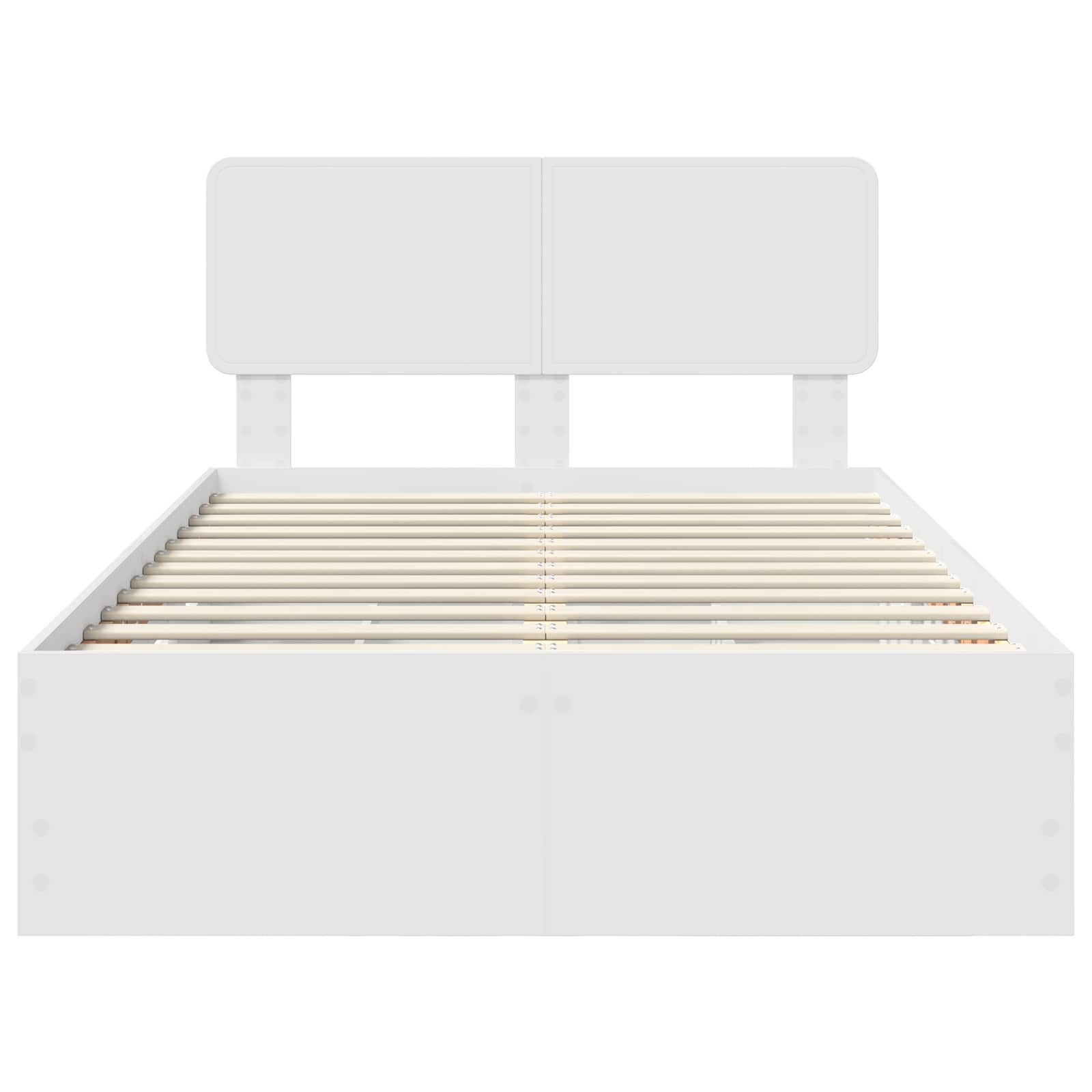 Struttura del letto Bianco 120 x 190 cm Legno Ingegnerizzato 3412199