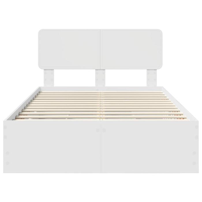Struttura del letto Bianco 120 x 190 cm Legno Ingegnerizzato 3412199